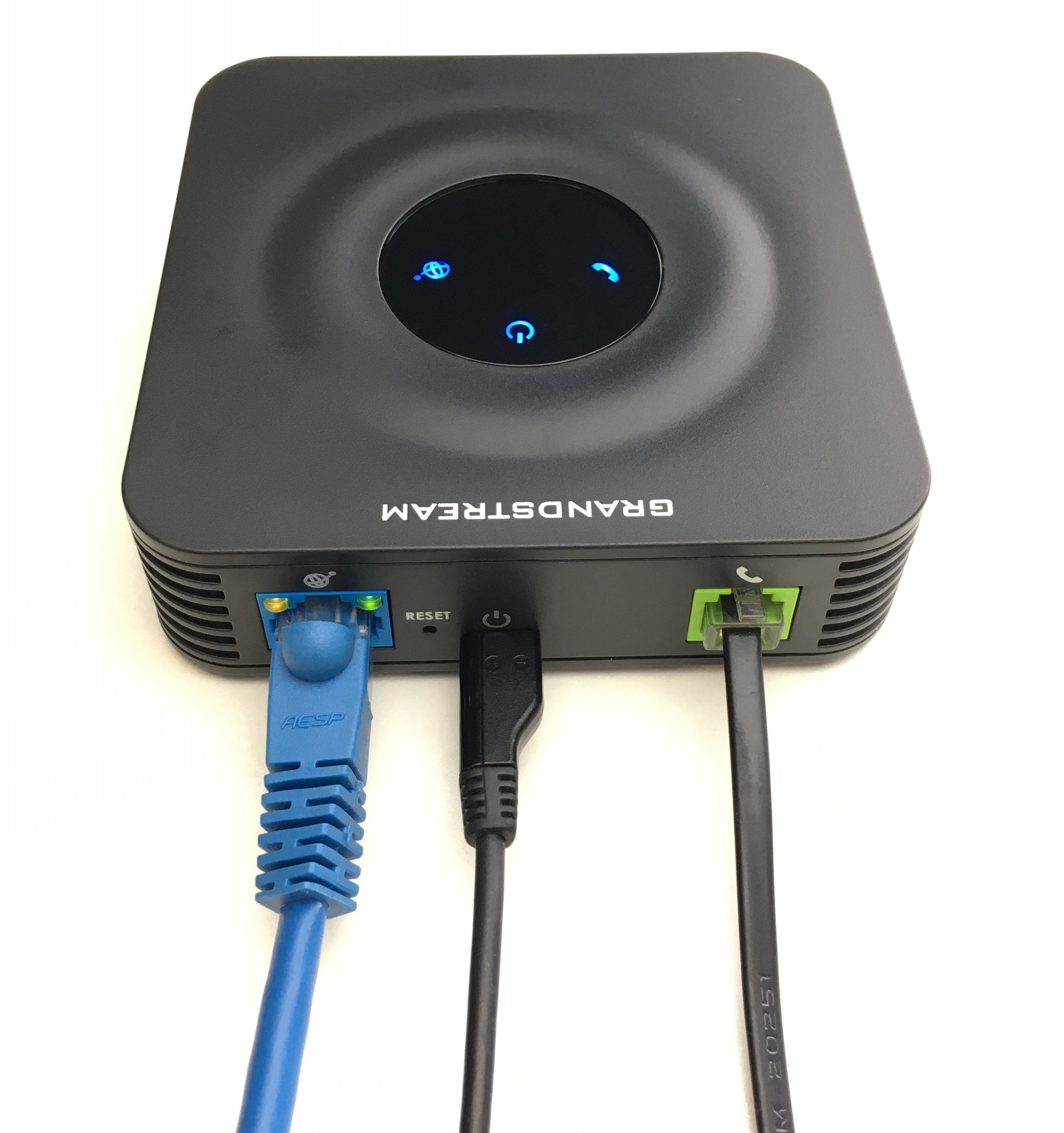 Étape 5 - Les 3 voyants sont allumés, téléphone prêt